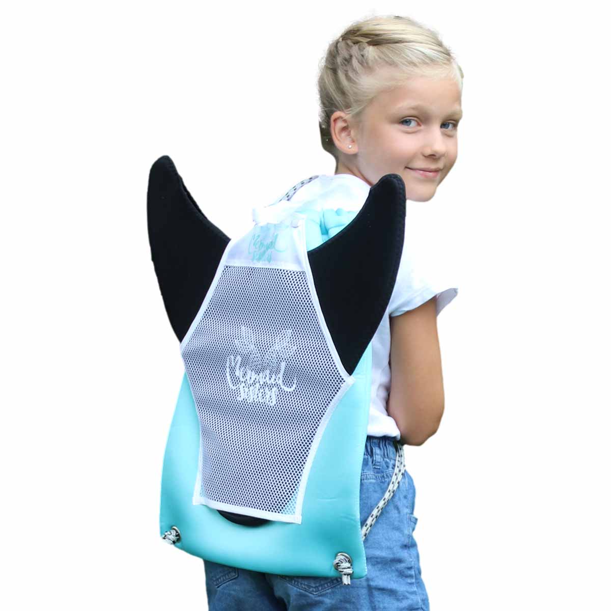 Mermaid Sisters sporttas voor het meenemen van staarten en accessoires