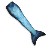 Prachtige Oceanic zeemeermin staart in blauw met schubbenpatroon, perfect voor wie al een monovin heeft.