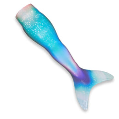 Lichtgewicht zeemeerminstaart in blauw en paars, geïnspireerd op Prinses Ariel, perfect voor zwemmers.